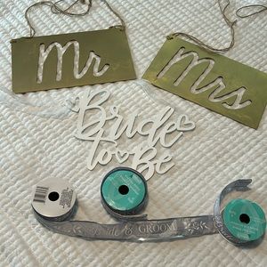 Wedding and Bride to Be Decor